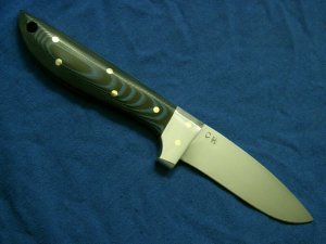 CUSTOM CH HANDMADE HUNTING SKINNING FIXED BLADE SKINNER SURVIVAL HUNTER BOWIE KNIFE KNIVES MICARTA