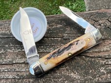 GEC NORTHFIELD 681221 SAMBAR STAG YANKEE WHITE OWL KNIFE GEC NORTHFIELD 681221 SAMBAR STAG YANKEE WHITE OWL KNIFE