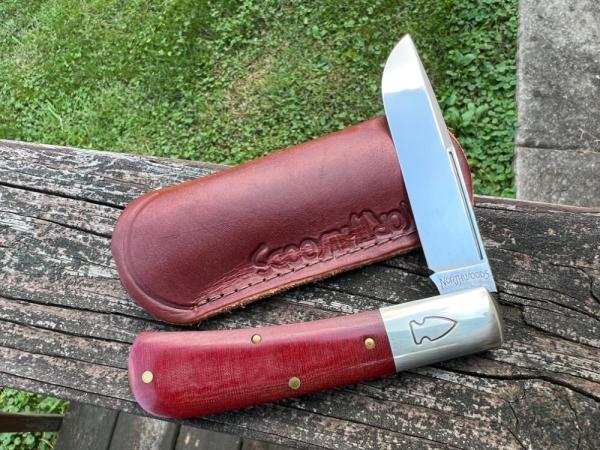 NORTHWOODS MADISON BARLOW RED LINEN MICARTA GEC MADE