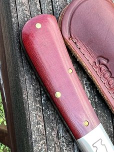 NORTHWOODS MADISON BARLOW RED LINEN MICARTA GEC MADE