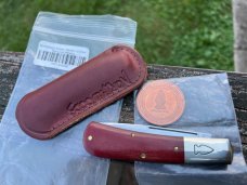 NORTHWOODS MADISON BARLOW RED LINEN MICARTA GEC MADE