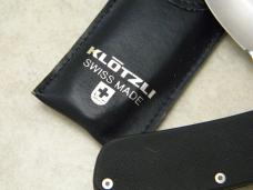 KLOTZLI Swiss Made Walker Design Black G10 Frame Linerlock Knife 