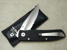 KLOTZLI Swiss Made Walker Design Black G10 Frame Linerlock Knife 