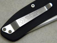 KLOTZLI Swiss Made Walker Design Black G10 Frame Linerlock Knife 