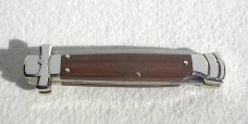 NEW A.G.A. CAMPOLIN 9" MALTESE SANTOS MAHOGANY WOOD  MODIFIED BAYONET BLADE NICKEL SILVER BOLSTERS 