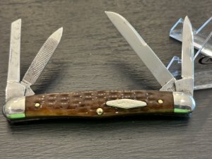 Case Tested XX 1920-39 Green Bone Congress #6470F with Rare Diamond Shield