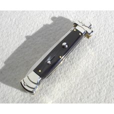 NEW A.G.A. CAMPOLIN 9" MALTESE BRAZILIAN DARK HORN MODIFIED BAYONET BLADE NICKEL SILVER BOLSTERS W/P NEW A.G.A. CAMPOLIN 9" MALTESE BRAZILIAN DARK HORN MODIFIED BAYONET BLADE NICKEL SILVER BOLSTERS W/P