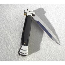 NEW A.G.A. CAMPOLIN 9" MALTESE BRAZILIAN DARK HORN MODIFIED BAYONET BLADE NICKEL SILVER BOLSTERS W/P NEW A.G.A. CAMPOLIN 9" MALTESE BRAZILIAN DARK HORN MODIFIED BAYONET BLADE NICKEL SILVER BOLSTERS W/P