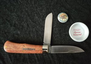 GEC #73 Scout Trapper African Rosewood covers
