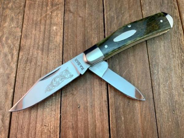 Kabar Humpback Jack Smooth Green Bone 1989 Kabar Humpback Jack Smooth Green Bone 1989