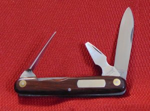 MINT CONDITION VINTAGE E. BRUCKMANN SOLINGEN-O GERMANY RARE TOOL KNIFE 1891-1956