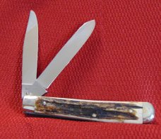 MINT CONDITION VINTAGE CARL SCHLIEPER GERMAN EYE BRAND 3 EYE GENUINE STAG TRAPPER