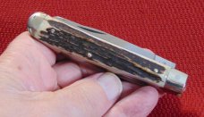 MINT CONDITION VINTAGE CARL SCHLIEPER GERMAN EYE BRAND 3 EYE GENUINE STAG TRAPPER