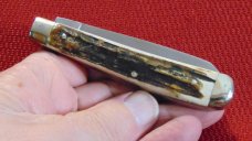 MINT CONDITION VINTAGE CARL SCHLIEPER GERMAN EYE BRAND 3 EYE GENUINE STAG TRAPPER