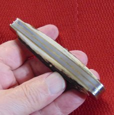 MINT CONDITION VINTAGE CARL SCHLIEPER GERMAN EYE BRAND 3 EYE GENUINE STAG TRAPPER