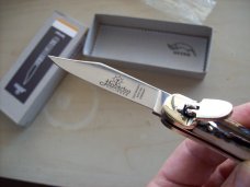 Hubertus Solingen, Germany Small 08 Genuine Fat Stag/Antler  5 3/4 " Open Lilyput