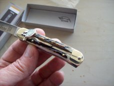 Hubertus Solingen, Germany Small 08 Genuine Fat Stag/Antler 5 3/4 " Open Lilyput Hubertus Solingen, Germany Small 08 Genuine Fat Stag/Antler 5 3/4 " Open Lilyput