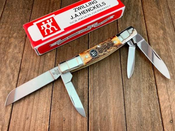 Henckels by Boker Congress Premium Stag Waterfall Bolsters Henckels by Boker Congress Premium Stag Waterfall Bolsters
