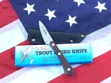 Vintage Parker Cut Co. Eagle Brand Jim Parkers Trout & Bird Knife w/ Micarta Handles +Orig Box -NOS Vintage Parker Cut Co. Eagle Brand Jim Parkers Trout & Bird Knife w/ Micarta Handles +Orig Box -NOS
