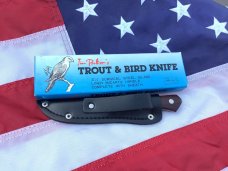 Vintage Parker Cut Co. Eagle Brand Jim Parkers Trout & Bird Knife w/ Micarta Handles +Orig Box -NOS Vintage Parker Cut Co. Eagle Brand Jim Parkers Trout & Bird Knife w/ Micarta Handles +Orig Box -NOS