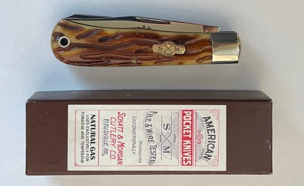 Schatt and Morgan File and Wire Tested Mountain Man Two Blade Folder Schatt and Morgan File and Wire Tested Mountain Man Two Blade Folder