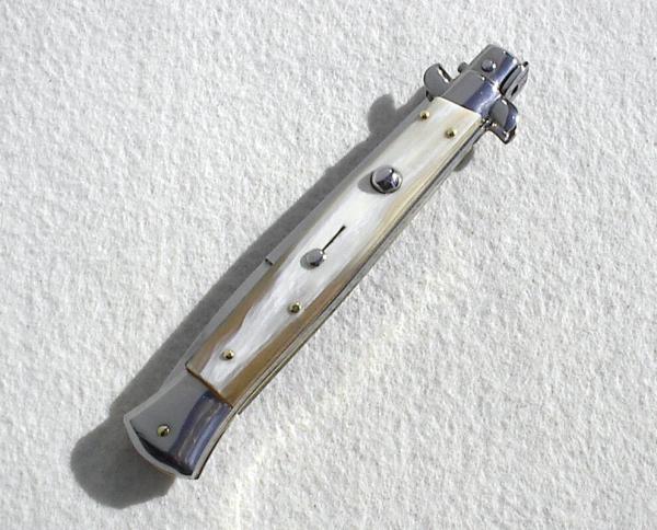 NEW FRANK BELTRAME 11" GENUINE LIGHT HORN ITALIAN STILETTO NEW FRANK BELTRAME 11" GENUINE LIGHT HORN ITALIAN STILETTO