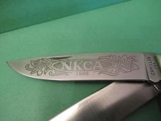 Camillus 1988 Brown Bone Jumbo Trapper Made for the NKCA 