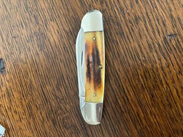 CASE XX U.S.A. CANOE RED STAG HANDLES CASE XX U.S.A. CANOE RED STAG HANDLES
