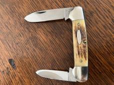 CASE XX U.S.A. CANOE RED STAG HANDLES CASE XX U.S.A. CANOE RED STAG HANDLES