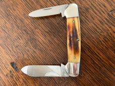 CASE XX U.S.A. CANOE RED STAG HANDLES CASE XX U.S.A. CANOE RED STAG HANDLES