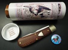 Great Eastern Cutlery #74 Mustang Brown Burlap Micarta GEC 745120 Great Eastern Cutlery #74 Mustang Brown Burlap Micarta GEC 745120