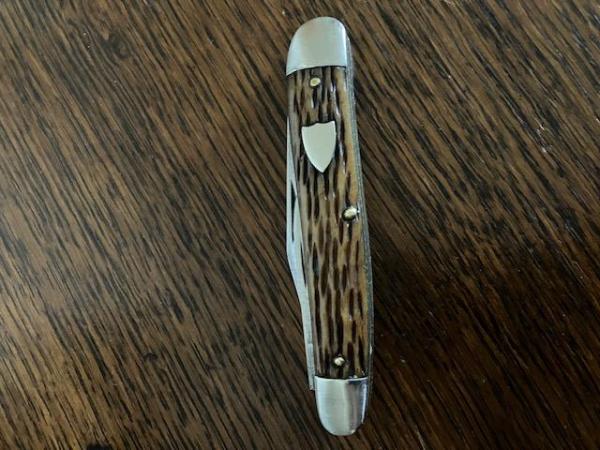 OLD SCHRADE WALDEN PEACH SEED BONE