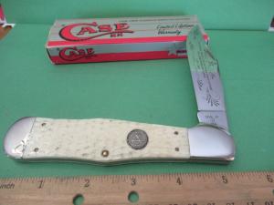 Case XX 1989 White Bone Large Coke Bottle Pattern # WC61050 SS  15th Anniversary NKCA