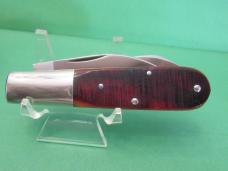 Queen Dan Burke Rough Saw Cut Barlow D-2 Wharncliff Pen Queen Dan Burke Rough Saw Cut Barlow D-2 Wharncliff Pen