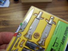 Italian Magic Knife Switchblade Kit Complete with Instructions UNUSED W/Plastic Case Italian Magic Knife Switchblade Kit Complete with Instructions UNUSED W/Plastic Case