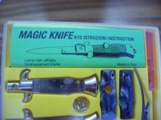 Italian Magic Knife Switchblade Kit Complete with Instructions UNUSED W/Plastic Case