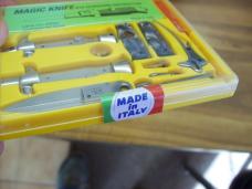 Italian Magic Knife Switchblade Kit Complete with Instructions UNUSED W/Plastic Case Italian Magic Knife Switchblade Kit Complete with Instructions UNUSED W/Plastic Case