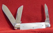 VINTAGE USED OLD ROBESON SHUREDGE ROCHESTER #73224 GENUINE PEARL CATTLE KNIFE c1922-1940 VINTAGE USED OLD ROBESON SHUREDGE ROCHESTER #73224 GENUINE PEARL CATTLE KNIFE c1922-1940