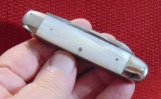 VINTAGE USED OLD ROBESON SHUREDGE ROCHESTER #73224 GENUINE PEARL CATTLE KNIFE c1922-1940 VINTAGE USED OLD ROBESON SHUREDGE ROCHESTER #73224 GENUINE PEARL CATTLE KNIFE c1922-1940