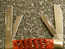 REDBONE HANDLE AMERICAN CUTLERY FOLDING CONGRESS POCKET KNIFE KNIVES TIN REDBONE HANDLE AMERICAN CUTLERY FOLDING CONGRESS POCKET KNIFE KNIVES TIN