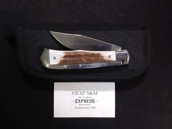 Mountain man #3 express knife in Elk Stag - Schatt & Morgan  