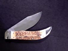#71 Express clasp knife in Torched Stag - Schatt & Morgan #71 Express clasp knife in Torched Stag - Schatt & Morgan