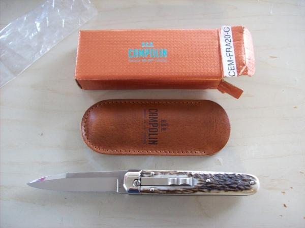 The Baron A.G.A. Campolin Unusual French Design Italian Genuine Stag/Antler UNUSED NIB. The Baron A.G.A. Campolin Unusual French Design Italian Genuine Stag/Antler UNUSED NIB.