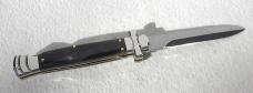 NEW A.G.A. CAMPOLIN 9" MALTESE BRAZILIAN HORN MODIFIED BAYONET BLADE NICKEL SILVER BOLSTERS- W/POUCH NEW A.G.A. CAMPOLIN 9" MALTESE BRAZILIAN HORN MODIFIED BAYONET BLADE NICKEL SILVER BOLSTERS- W/POUCH