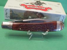Winchester 1994 Rifle Shield Series Burnt Orange Bone Toadsticker Lock Back Pattern 19107 1/2