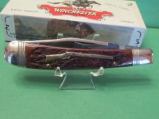 Winchester 1994 Rifle Shield Series Burnt Orange Bone Toadsticker Lock Back Pattern 19107 1/2