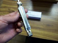 A. G. A. Campolin Dominus Lever Maltese Cross Large 9 Incher Lockback W/Genuine Stag/Antler NIB A. G. A. Campolin Dominus Lever Maltese Cross Large 9 Incher Lockback W/Genuine Stag/Antler NIB