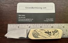 Vintage Gerber Touche Belt Buckle Knife, With Original Box & Paper, Unused Vintage Gerber Touche Belt Buckle Knife, With Original Box & Paper, Unused