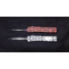 Skull OTF Pair 8” Double Edge Double Action Skull OTF Pair 8” Double Edge Double Action