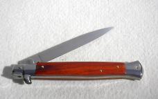 NEW FRANK BELTRAME 11" GENUINE SANTOS MAHOGANY WOOD FLAT GRIND BLADE ITALIAN STILETTO NEW FRANK BELTRAME 11" GENUINE SANTOS MAHOGANY WOOD FLAT GRIND BLADE ITALIAN STILETTO